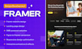 responsive framer website design, figma to framer, framer design