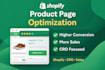 do shopify product page optimization to boost sales and conversions
