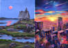 draw background art, environment concept art for game