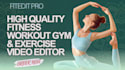 make educational HQ exercise fitness video editing and coaching