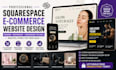build squarespace skincare watches fitness accessories ecommerce website design