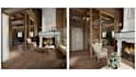 luxury neoclassical living room design and 3d visualization