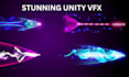 create high quality unity 2d 3d vfx particles, shaders, spell and game effects