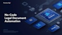 do law tech website no code legal document contract generation business document