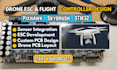 design custom esc and flight controller for drones based on pixhwak or skybrush