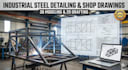 design steel building with detail fabrication drawings