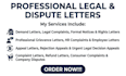draft a professional employee grievance or HR complaint letter