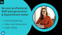 b2b sales appointment setting expert