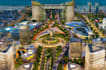 develop 3d landscape master plan, city public park, site layout, plot map render
