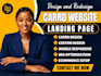 design carrd website, carrd landing page, carrd website design redesign