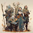 design custom dnd party portrait art