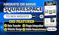 migrate squarespace website wix website move squarespace website from 70 to 71
