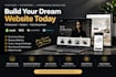 build shopify wix squarespace wordpress store edit  custom business website