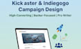 do kickstarter and indiegogo campaign design pro kickstarter