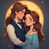 draw couple portrait illustration