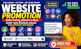 promote your website link, boost website reach, organic traffic to product web