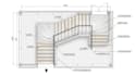 design a modern staircase, spiral staircase with detailed plans