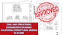 civil and structural engineering drawing california structural design tx stamp