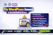 fix wordpress issues, fix wordpress error, wordpress bug fix, woocommerce fix