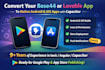 convert base44 or loveable app to capacitor native IOS and android app publish