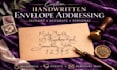 hand address envelopes in elegant handwriting