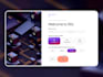 design a 3d animated interactive landing page with webflow, gsap