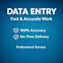 do fast and accurate data entry in excel and goggle sheet