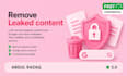 remove leaked content from dmca takedown notice from website