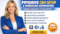 setup pipedrive CRM pipedrive consultant, configure pipedrive pipedrive workflow