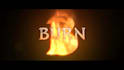create cinematic fire title reveal animation