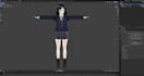 create and fix 3d anime character models for vtuber, vroid, vrchat with rigging