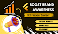 boost brand awareness with SEO friendly brand mentions