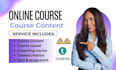 create online course creation course content course curriculum training course