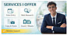 do accurate data entry, web research and excel tasks