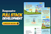 do full stack website, custom website development as front end developer