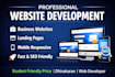 build full stack website development