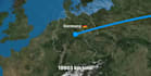 create stunning airplane flight path animation on world map