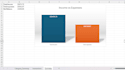 excel data analysis for income, expenses and reports