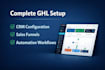 setup your ghl account with complete CRM and automation
