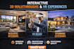 create an interactive 3d architectural walkthrough or VR experience