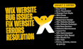 fix wix website bugs issues errors wix studio responsive and velo code problems