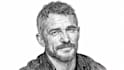 draw a hedcut wsj portrait style from photo