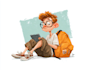 design awesome comic and cartoon style characters