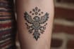 draw a custom linocut style flash tattoo design