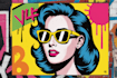 create a unique street pop art illustration