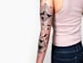 create a full sleeve tattoo