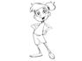 sketch your cartoon character