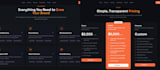 design and develop a modern responsive landing page in react