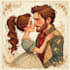draw couple portrait illustration