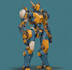 illustrate high quality futuristic mecha designs